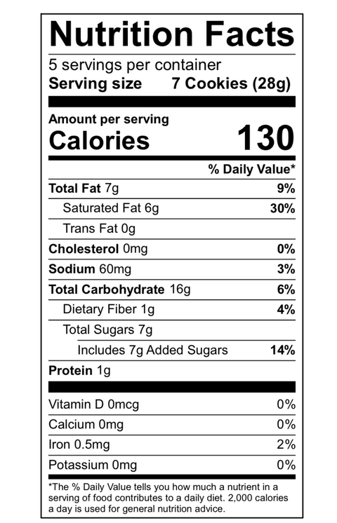 3 pack- Chocolate Cookie Bites, 5 oz bags - Bakeology