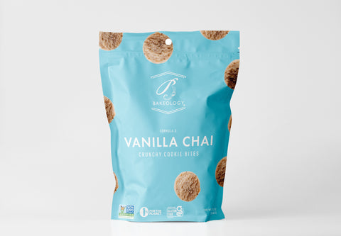 3 pack- Vanilla Chai Cookie Bites, 5 oz bags