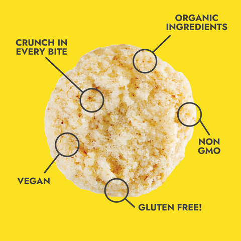 3 pack- Lemon Cookie Bites, 5 oz bags, Gluten Free, Vegan