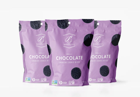 3 pack- Chocolate Cookie Bites, 5 oz bags